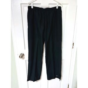 Nike Womens Black Straight Leg Athletic Track Pants Size Medium RN 56323